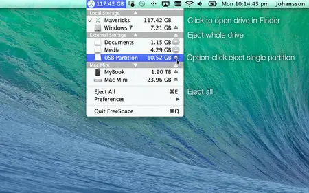 FreeSpace v1.2.6 Mac OS X