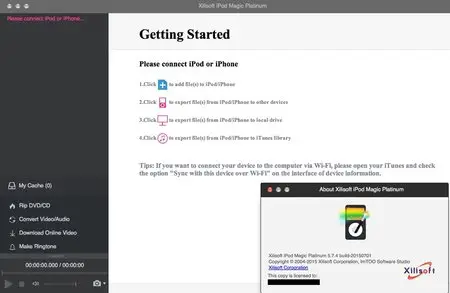 Xilisoft iPod Magic Platinum 5.7.4 build 20150701 Mac OS X