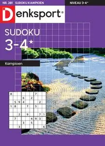 Denksport Sudoku 3-4* kampioen – 13 juli 2023