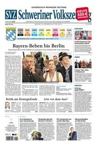 Schweriner Volkszeitung Gadebusch-Rehnaer Zeitung - 15. Oktober 2018