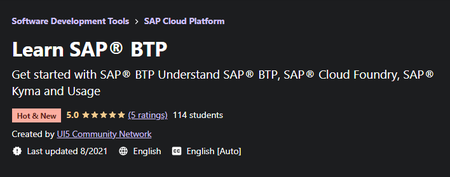 Learn SAP® BTP (08/2021)
