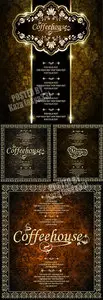 Vintage menu & coffee cards