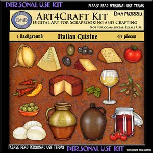 Scrap Kit: Italian Cuisine