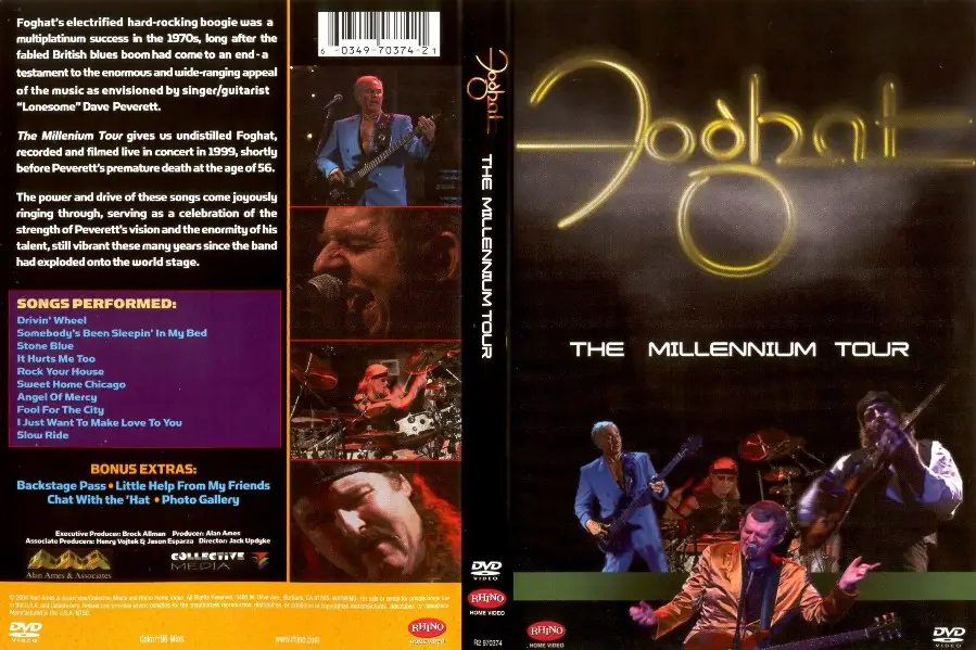 foghat the millennium tour dvd