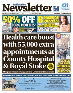 Staffordshire Newsletter - 1 October 2025