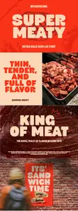 Super Meaty - Retro Bold Display Font