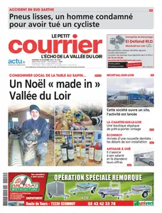 Le Petit Courrier L'Echo de la Vallée de Loir - 20 Décembre 2024