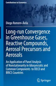 Long-run Convergence in Greenhouse Gases, Reactive Compounds, Aerosol Precursors and Aerosols