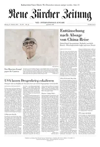 Neue Zürcher Zeitung (International) - 27 Oktober 2025