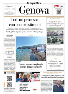 la Repubblica Genova - 28 Luglio 2024