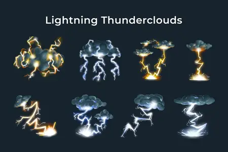 EE - Lightning Thunderclouds GFSJP5Z