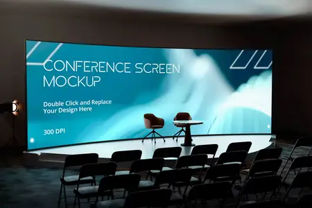 EE - Conference Screen Mockup 2WV4MVX