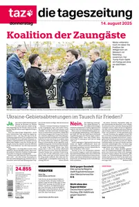 taz die tageszeitung - 14 August 2025