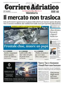 Corriere Adriatico Macerata - 26 Novembre 2024