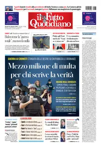 Il Fatto Quotidiano - 26 Settembre 2024