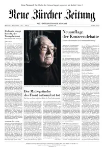 Neue Zürcher Zeitung International - 8 Januar 2025