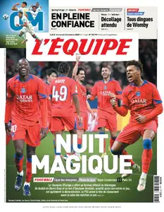 L’equipe du Mercredi 22 Octobre 2025