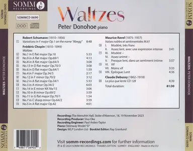 Peter Donohoe - Chopin, Debussy, Ravel & Schumann: Waltzes (2024)