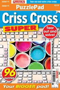 PuzzleLife PuzzlePad Criss Cross Super - May 2025