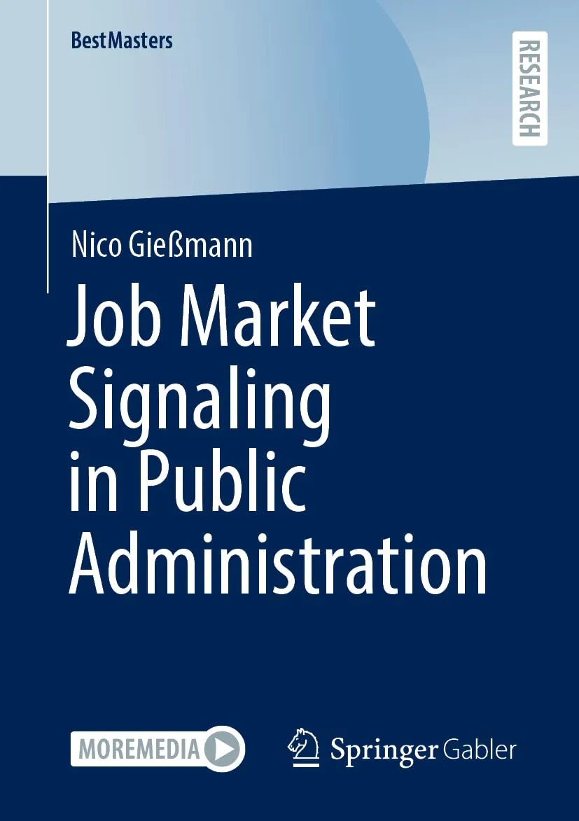 Job Market Signaling in Public Administration (BestMasters)