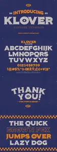 Klover - Vintage Typeface HNALLTU