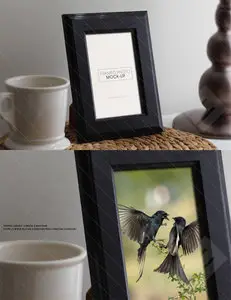 Framed Photo Mockup PSD