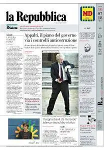 la Repubblica - 10 Luglio 2018