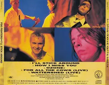 Foo Fighters - I'll Stick Around (Japan CD5) (1995) {Roswell/Capitol/Toshiba EMI Japan}