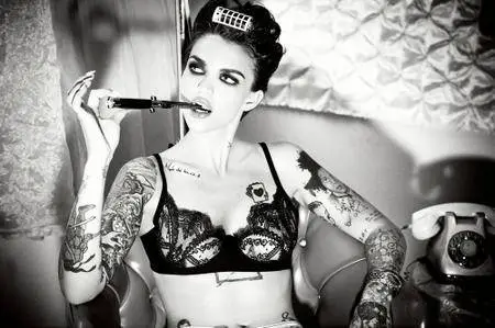 Ruby Rose by Ellen Von Unwerth for Galore Magazine