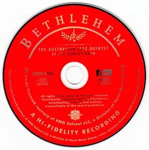 The Australian Jazz Quintet - At The Varsity Drag (1956) {2014 Japan Bethlehem Album Collection 1000 CDSOL-6143}