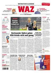 WAZ Westdeutsche Allgemeine Zeitung Bochum - 12. Juli 2018