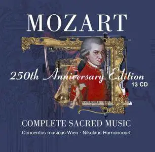 Concentus Musicus Wien, Nikolaus Harnoncourt - Mozart 250th Anniversary Edition: Complete Sacred Music (2005) (13 CD)
