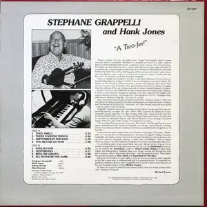 Stephane Grappelli & Hank Jones - A Two-Fer! (1979)