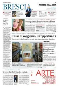 Corriere della Sera Brescia - 22 Marzo 2019