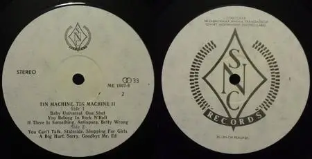 Tin Machine - ...II (vinyl rip) (1991) {SNC Russia}