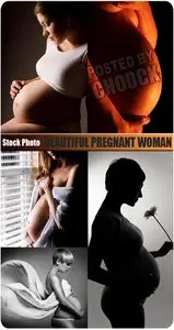 Beautiful pregnant woman - Stock Photo