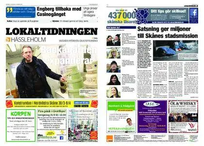 Lokaltidningen Hässleholm – 24 mars 2018