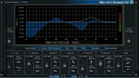 Blue Cat Audio Parametr'EQ v.3.51 x86 x64
