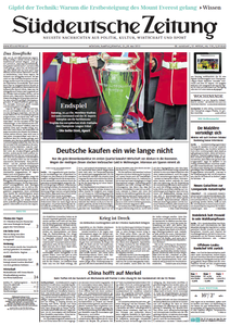 Süddeutsche Zeitung vom Samstag, 25. Mai 2013