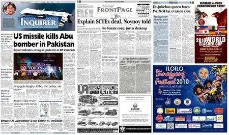 Philippine Daily Inquirer – January 23, 2010