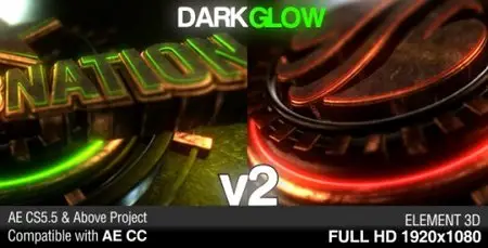 Dark Glow Logo Reveal v2 - After Effects Project (Videohive)