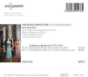 Aris Quartett - Beethoven: String Quartets Nos. 9 & 14 (2017)