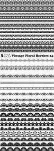 Vectors - Vintage Floral Borders 24