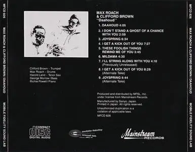 Max Roach & Clifford Brown - Daahoud (1954) {Mainstream--Mobile Fidelity MFCD-826}