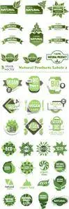 Vectors - Natural Products Labels 4