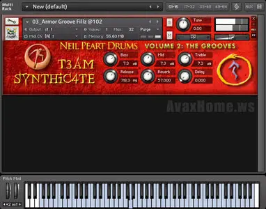 Sonic Reality Neil Peart Drums Vol 2 The Grooves KONTAKT