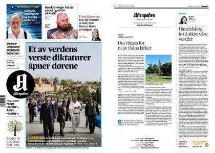 Aftenposten – 16. april 2018