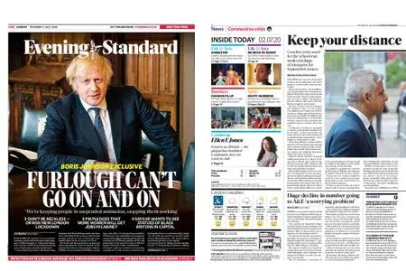 London Evening Standard – July 02, 2020