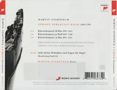 Johann Sebastian Bach - Martin Stadtfeld - Klavierkonzerte (2011)