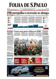 Folha de São Paulo - 29 de agosto de 2015 - Sábado